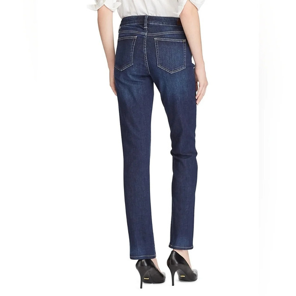 Lauren Ralph Lauren-[8]Mid-Rise Straight Jean - Picture 3 of 5